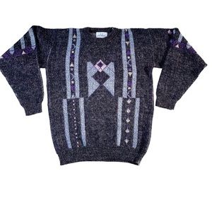 J.J. COCHRAN VINTAGE 80’S COSBY STYLE SWEATER SIZE MEDIUM